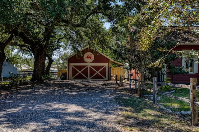 view of outbuilding