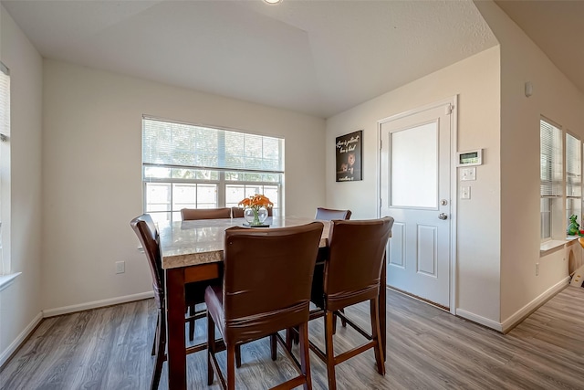 dining room featuring light wood-type flooring