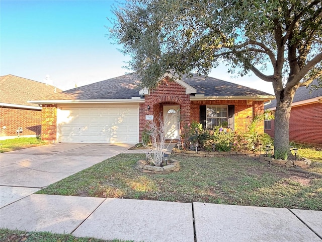 ranch-style house with a garage