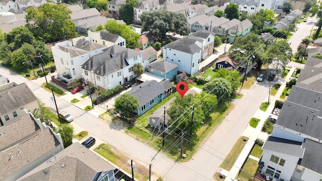 5239 Kiam St, Houston, TX 77007 - birds eye view of property with a residential view