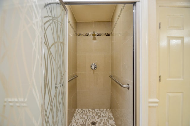 bathroom with walk in shower