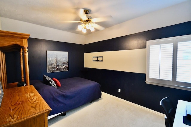 3803 Dewalt Way, Missouri City, TX 77459 - bedroom featuring carpet flooring, multiple windows, and ceiling fan