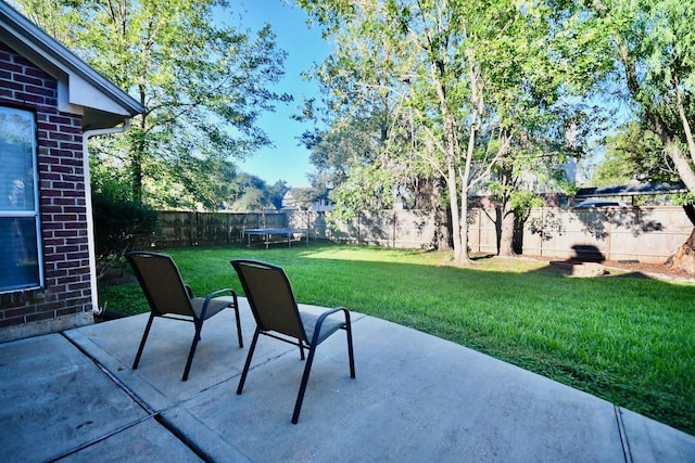 3803 Dewalt Way, Missouri City, TX 77459 - view of patio featuring a trampoline