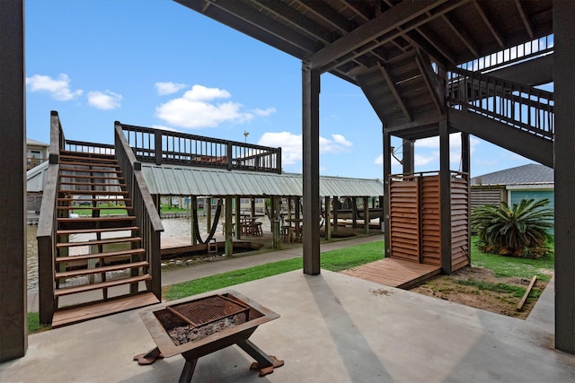 view of patio