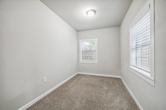 spare room featuring carpet flooring