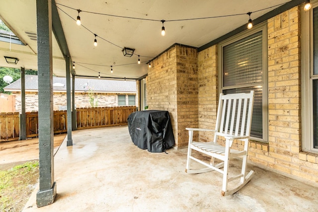 view of patio / terrace featuring area for grilling