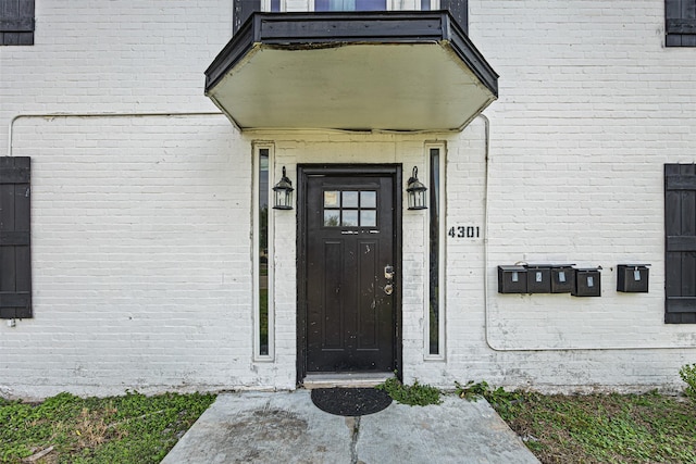 view of entrance to property