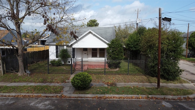 view of bungalow-style house