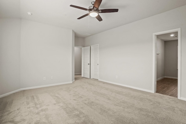 2321 Mooneye Ct, Conroe, TX 77384 - carpeted empty room with ceiling fan