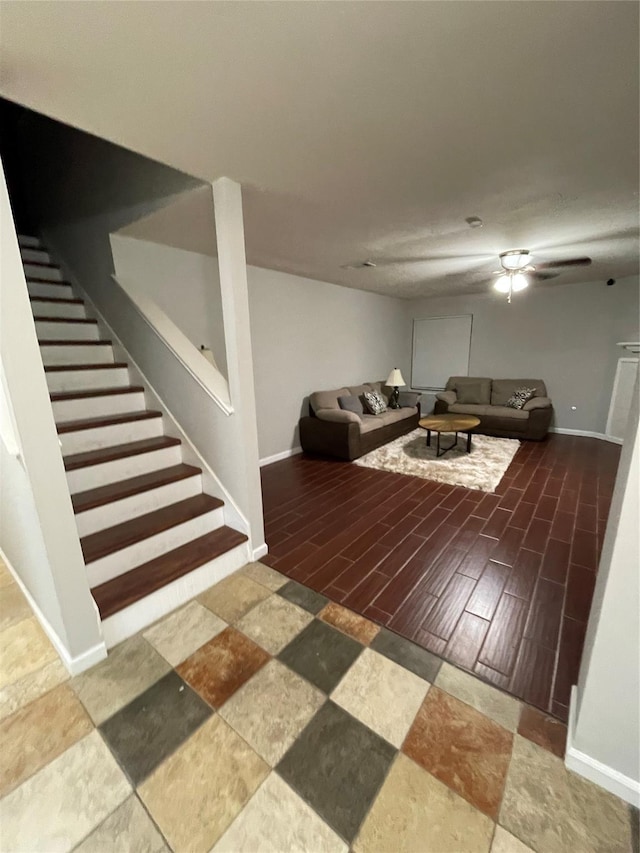 view of unfurnished living room