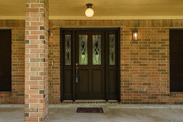 view of entrance to property