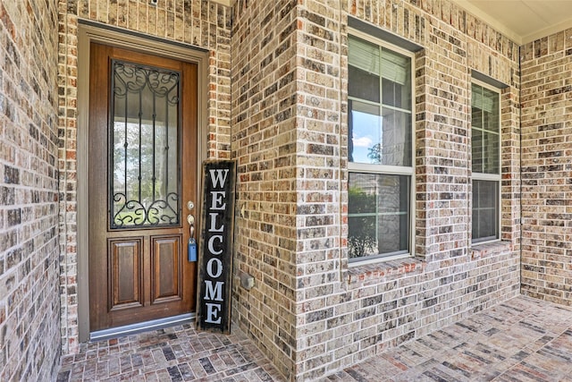 view of exterior entry