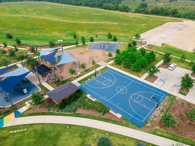 view of sport court