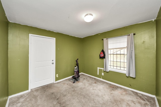 workout room with carpet floors