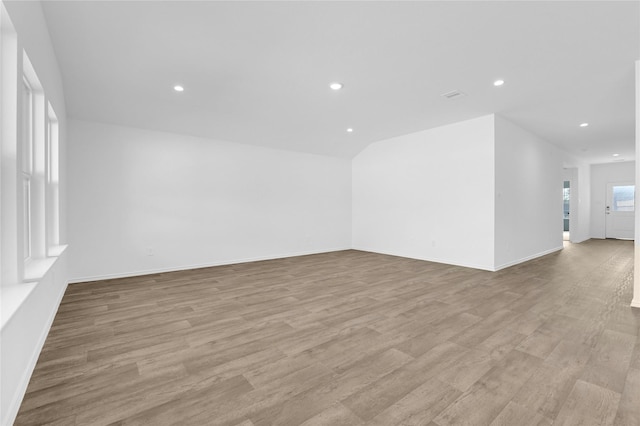 interior space featuring light hardwood / wood-style flooring