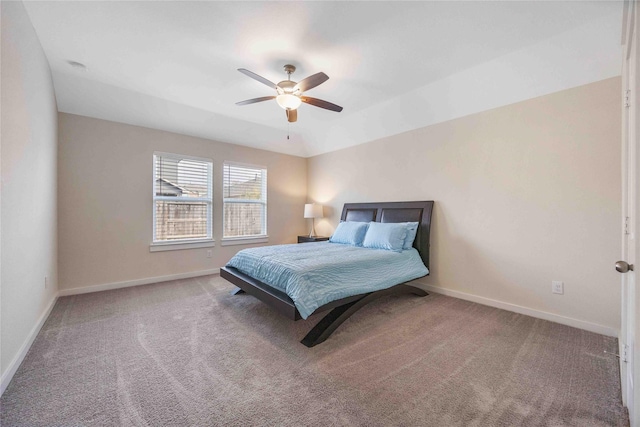 9211 Melmack Dr, Rosharon, TX 77583 - bedroom with carpet flooring, baseboards, and a ceiling fan