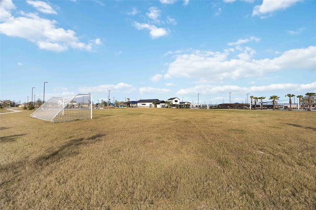 9211 Melmack Dr, Rosharon, TX 77583 - view of yard with an area for sports