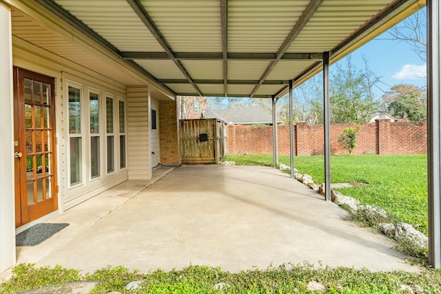 view of patio