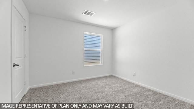 empty room with carpet floors