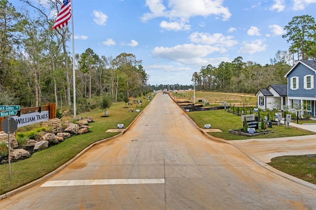 view of road