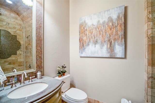 28322 Meadow Frst, Magnolia, TX 77355 - bathroom with vanity and backsplash
