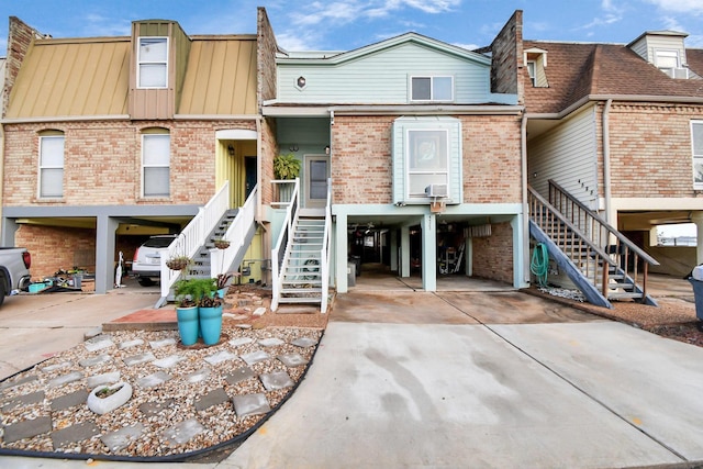 view of property featuring a carport