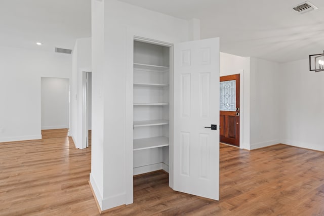 view of closet