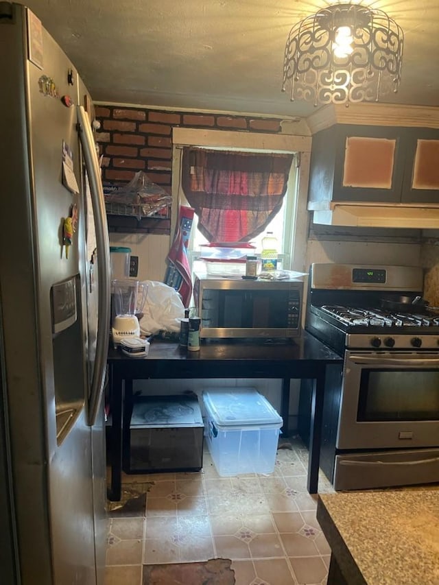 kitchen featuring appliances with stainless steel finishes