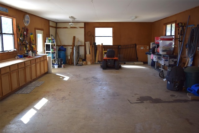 interior space with a wealth of natural light