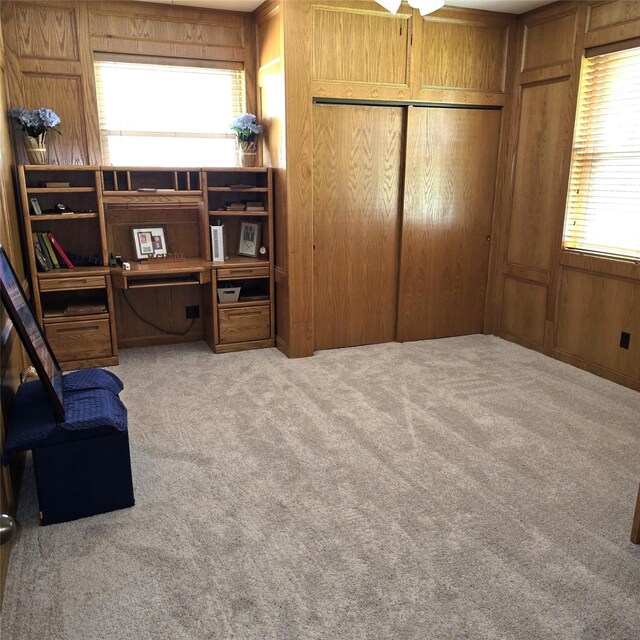 26 Westpoint Dr, Trinity, TX 75862 - carpeted office space with wooden walls