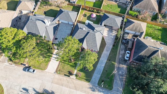 bird's eye view featuring a residential view