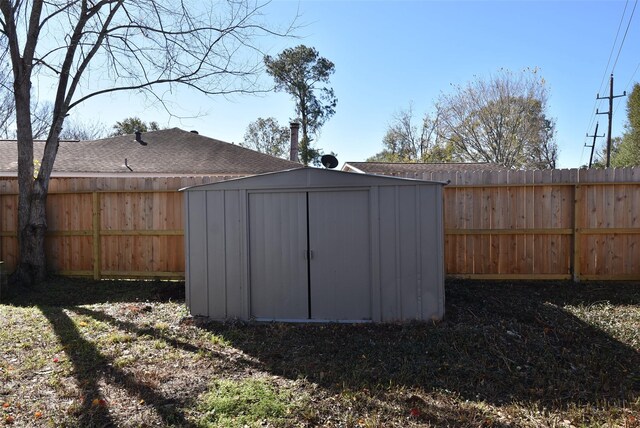 view of outdoor structure