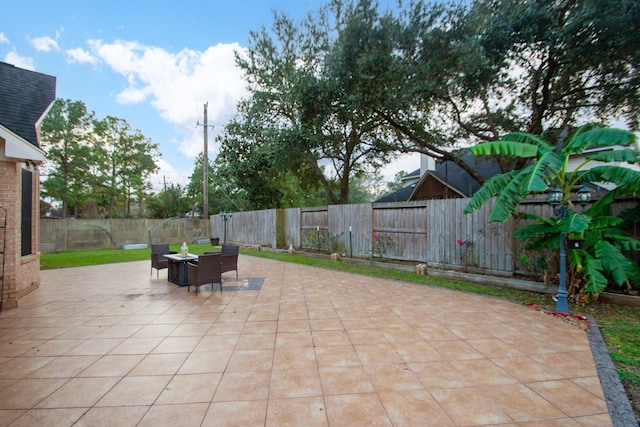 view of patio