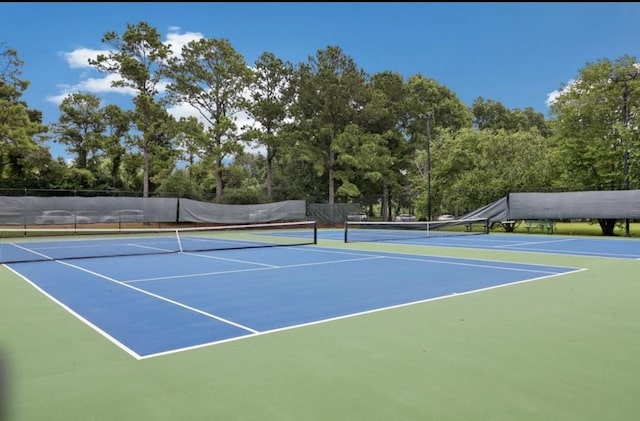 view of sport court with basketball court