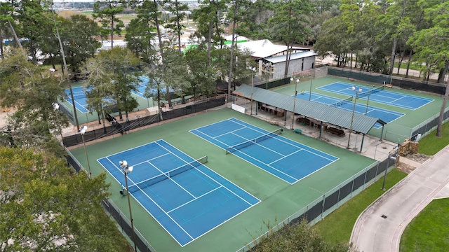 view of sport court with basketball court