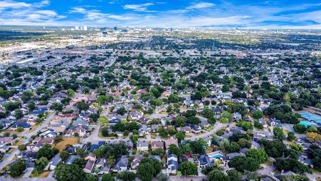 drone / aerial view featuring a residential view