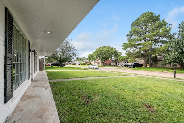 view of yard