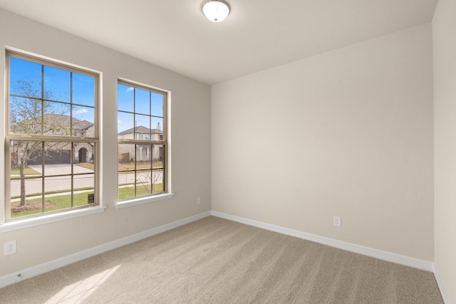 empty room featuring carpet