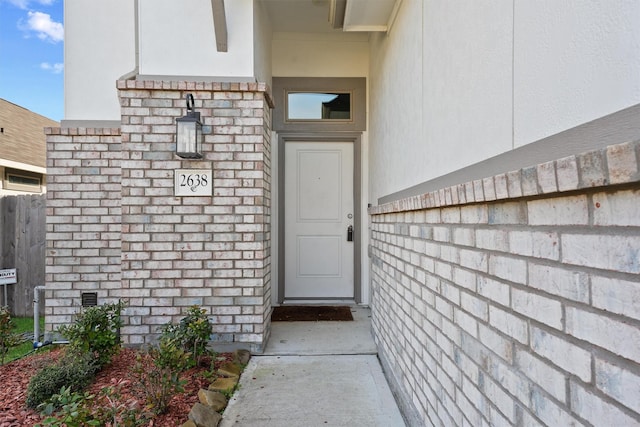 view of property entrance