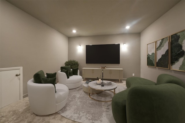 16146 Rustling Woods Rd, Conroe, TX 77302 - cinema room with recessed lighting and carpet floors