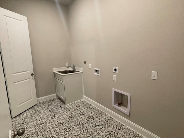 16146 Rustling Woods Rd, Conroe, TX 77302 - laundry area with hookup for an electric dryer, cabinet space, and washer hookup