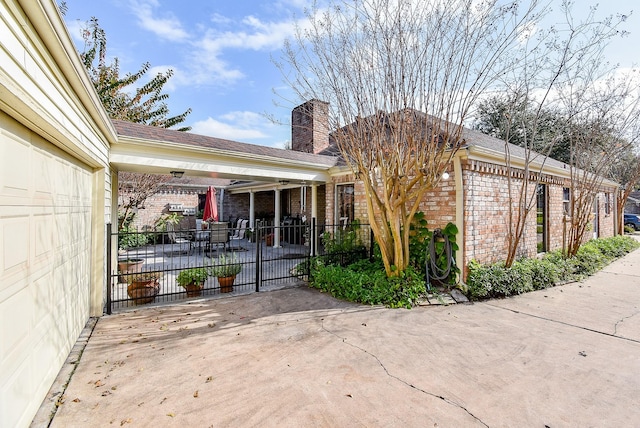 exterior space featuring a patio