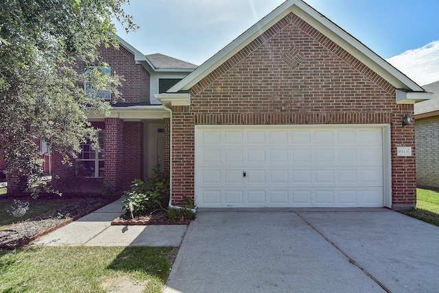 front of property featuring a garage