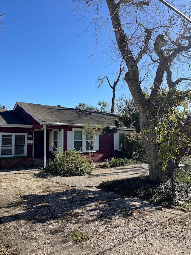 view of ranch-style home