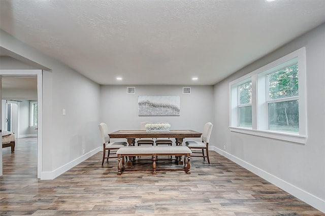 dining room featuring hardwood / wood-style floors