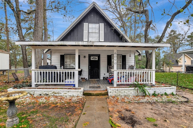 bungalow with covered porch