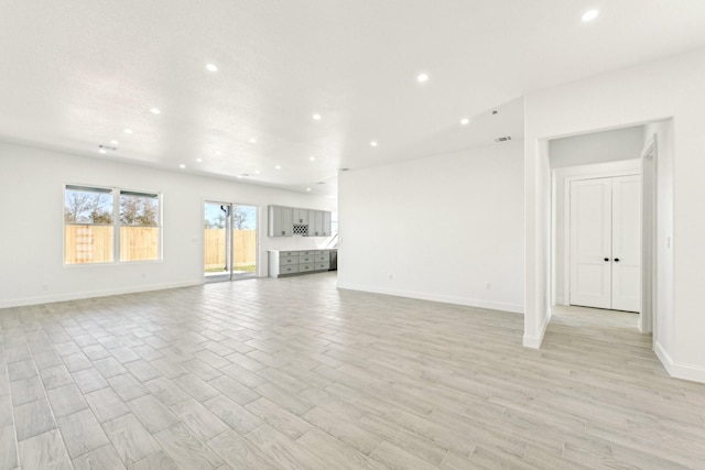 view of unfurnished living room