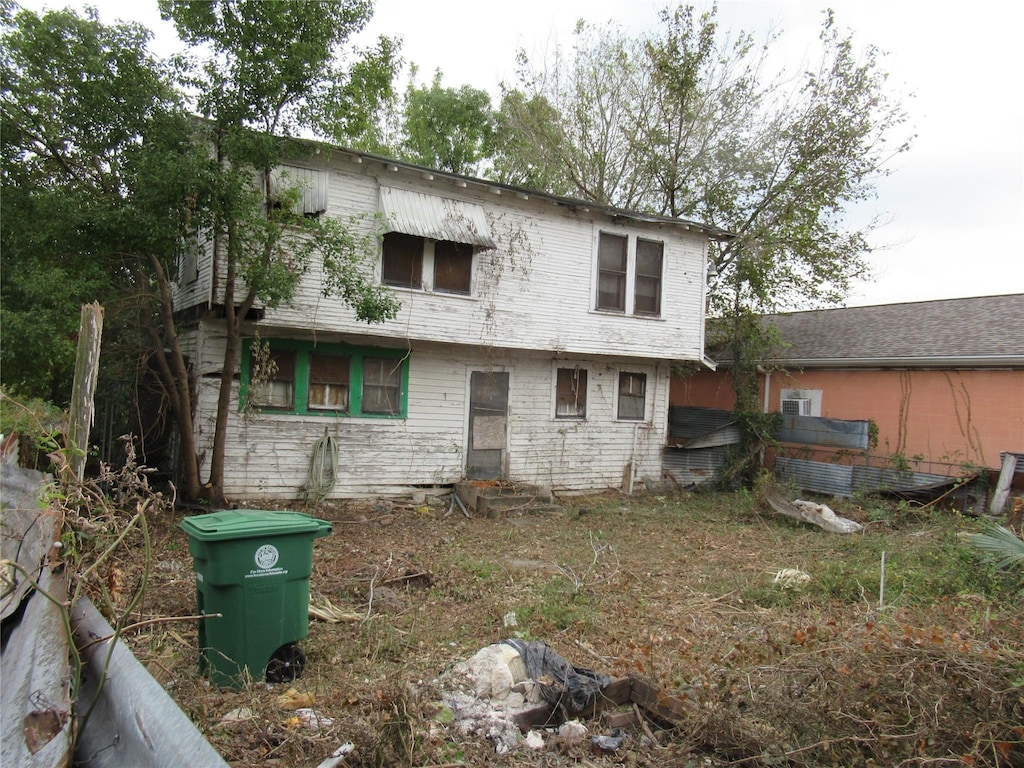 view of back of property