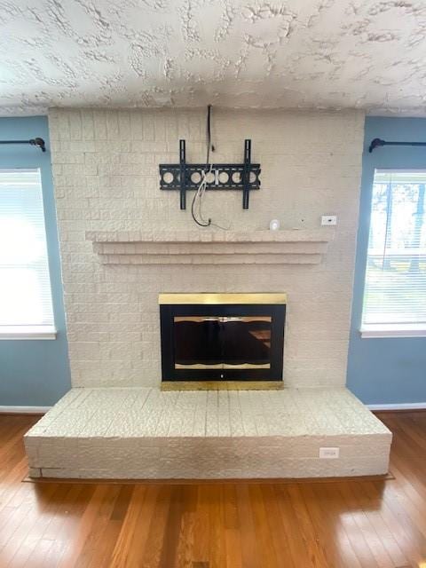 interior details featuring hardwood / wood-style flooring