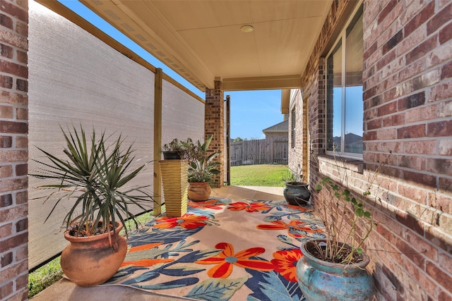 view of patio